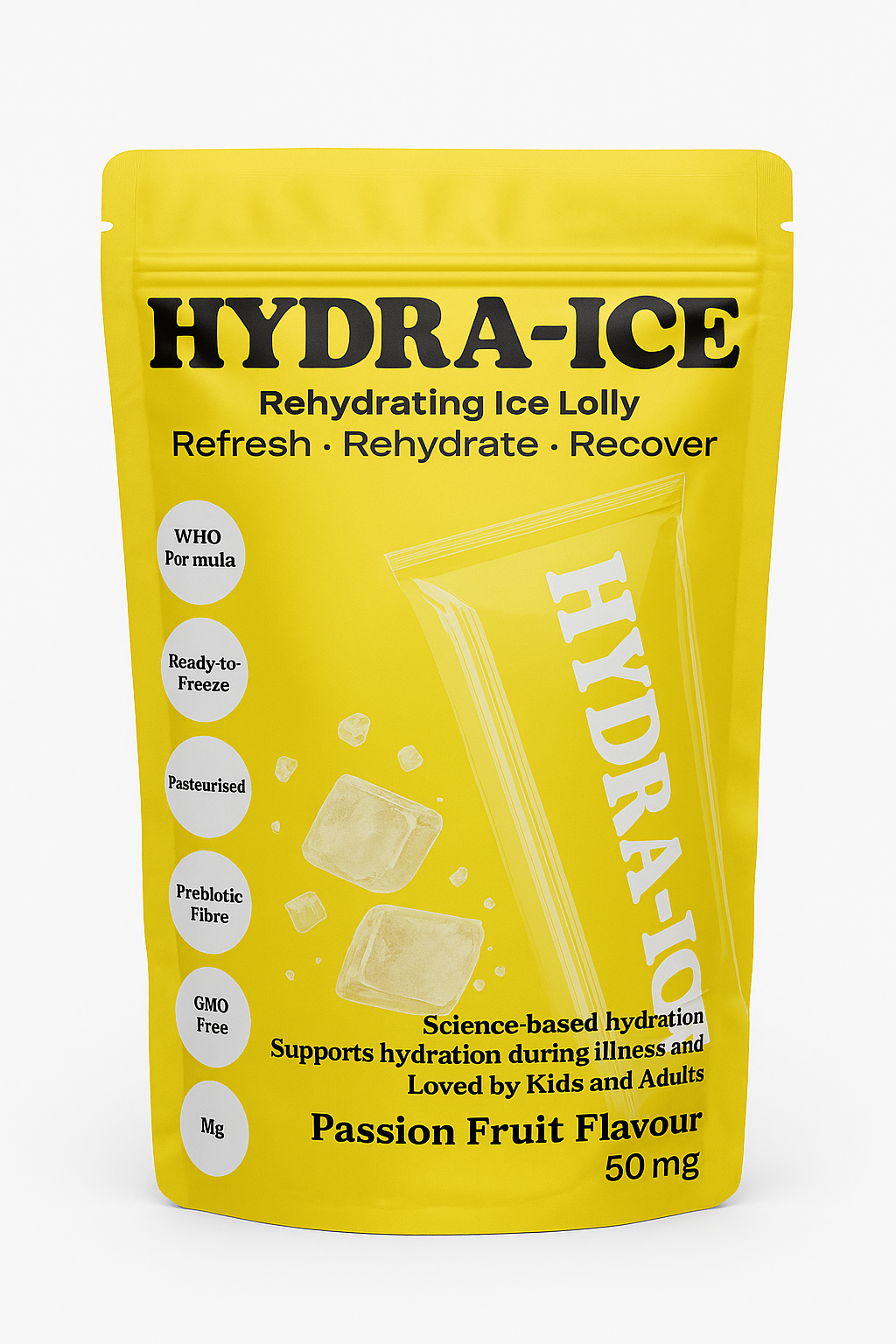 Passion Fruit Ice Lollies